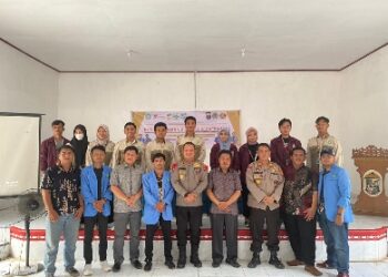 Kapolres Pelalawan Menghadiri Kunjungan Mahasiswa KKN UIN SUSKA Riau di Kecamatan Bunut