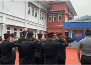 Apel Pagi Pegawai Kalapas Kelas IIB Padangsidimpuan Kanwil Kemenkumham Sumut Kebut Persiapan Pemberiian Remisi HUT RI KE-78