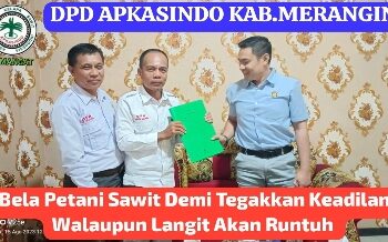 Ketua Apkasindo Merangin, Joko Wahyono Laporkan PT. KDA PKS Raksasa Nakal,ini penyebabnya