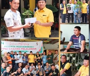 Ketua DPRD Provinsi Riau Dan Wabup Pelalawan Membuka Muscab I PPBI Pelalawan