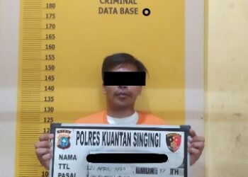 Tim Mata Elang Satres Narkoba Polres Kuansing Berhasil Ciduk Pelaku Tindak Pidana Narkotika Jenis Sabu