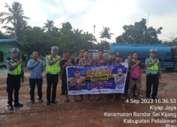 Satlantas Polres Pelalawan Gencar Edukasi Kepada Warga Dimulainya Ops Zebra Lancang Kuning
