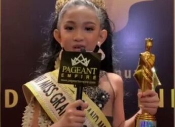 Viiirraaallll Gadis Cilik Asal Merangin Jambi, Raih Gelar Mini Miss Grand Model Indonesia 2023