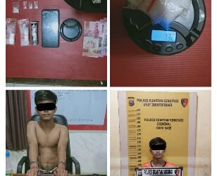 Tim Mata Elang Sat Resnarkoba Polres Kuansing Berhasil Tangkap Perantara Jual Beli Narkoba Di Desa Suka Maju Kecamatan Singingi Hilir
