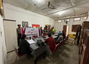 Minggu Kasih Polres Inhu di Gereja HKBP Rengat, Pendeta Nyatakan Siap Jaga Kamtibmas