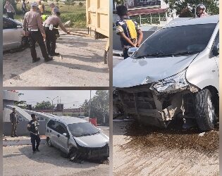 Tugu Bono Makan Korban Laka Tunggal Toyota Avanza