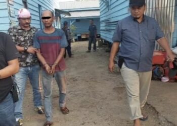 Pelaku Penggelapan 9 Pcs Ban Mobil Tronton Sempat Melarikan Diri ke Sungai Pakning Bengkalis,Akhirnya Berhasil Ditangkap Tim Opsnal Polsek Tualang