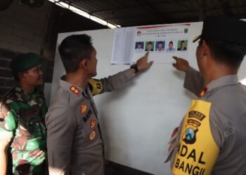 Pastikan Kelancaran Pilkades Serentak 2023, Kapolres Pasuruan Cek Tempat Pemungutan Suara 