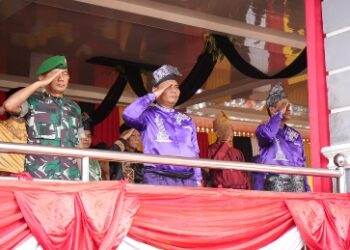 Kapolres Kuansing Hadiri Upacara Peringatan HUT Kabupaten Kuansing Ke 24