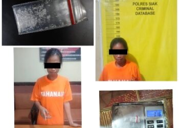 Sedang Asyik Nyabu Dirumahnya,Wanita Cantik Langsung Digrebek Unit Reskrim Polsek Minas ini kronologinya