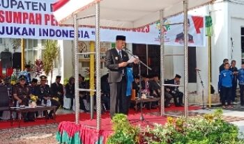Bupati Rohil Pimpin Upacara Hari Sumpah Pemuda ke 95,Tantangan Pemuda Dibidang Teknologi