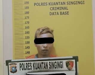 Tim Mata Elang SatresNarkoba Polres Kuansing Tangkap Pengedar Sabu