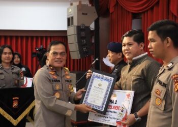 Gelar HUT Humas Polri ke 72 Polda Riau Gelar Secara Hybrid di Gedung The Tribrata