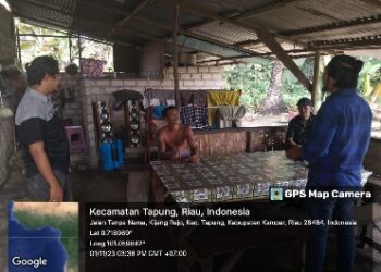 Usai Terima Laporan Polsek Tapung Razia Sejumlah Tempat Perjudian Jenis Gelper
