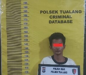 Pelaku Pencurian Dengan Kekerasan Hp diamankan tim Opsnal Polsek Tualang