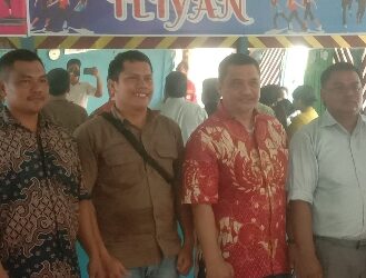 Maju Bakal Calon DPD RI 2024 Petrus Hilman Purba Bersilaturahmi Bersama Umat Warga