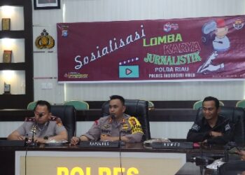 Lomba Karya Jurnalistik Polda Riau, Kapolres Berharap Wartawan Inhu Menang