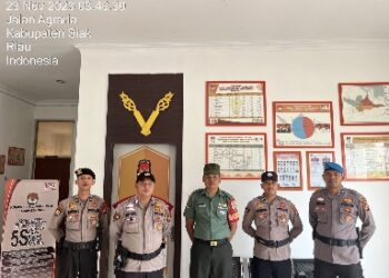 Ops OMB 2023, Polres Siak Gencar Patroli Kantor KPU