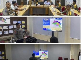 Tim Supervisi Operasi Mantap Brata 2023-2024 Polda Riau Laksanakan Supervisi Di Polres Kuansing