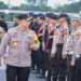 Kapolres Siak Pimpin Apel Kesiapan Pengamanan Pleno Tingkat Kabupaten Siak