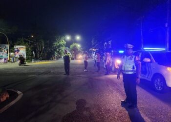 Antisipasi Balap Liar, Satlantas Polres Inhu Optimalkan Patroli Subuh ini pesan Kasatlantas