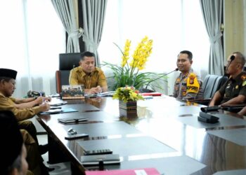 Kapolres Kuansing Hadiri Rapat Pembahasan Langkah Konkret Pengendalian Inflasi di Daerah Tahun 2024