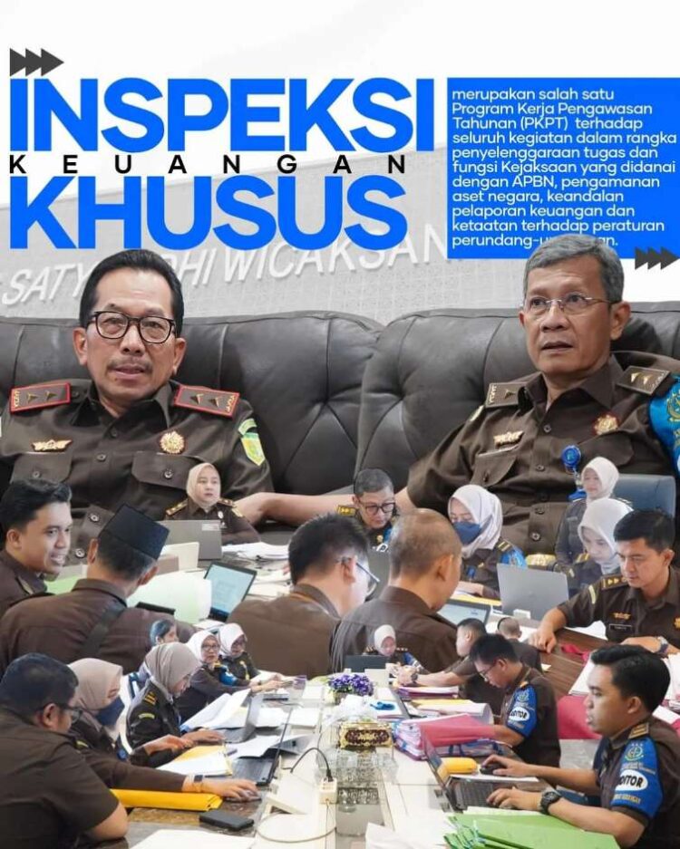 KUNJUNGAN KERJA INSPEKTUR KEUANGAN PADA JAMWAS KEJAKSAAN AGUNG RI DALAM RANGKA INSPEKSI KHUSUS