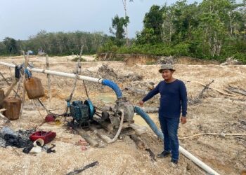 Pengungkapan Dugaan TP Penambangan Emas Tanpa Izin di Sungai Rotan