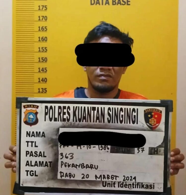 Sat Reskrim Polres Kuansing Berhasil Tangkap Pelaku Curat