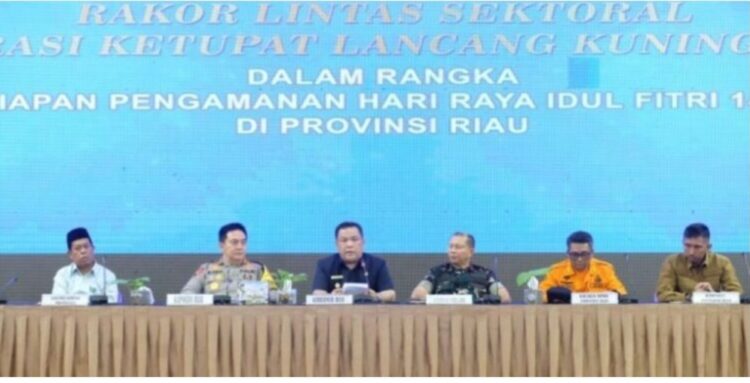 Polda Riau Gelar Rapat Lintas Sektoral Operasi KLK 2024