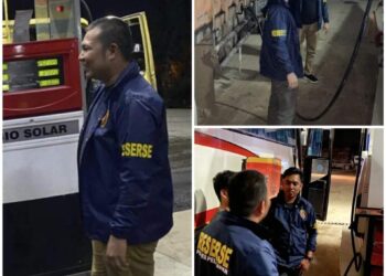 Distribusi BBM Berjalan lancar, Satreskrim Polres Pelalawan Lakukan Pengecekan