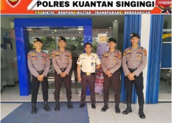 Transformasi Menuju Polri yang Presisi: Satuan Samapta Polres Kuansing Berhasil Ciptakan Keamanan dan Pelayanan Optimal