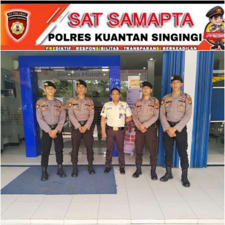 Transformasi Menuju Polri yang Presisi: Satuan Samapta Polres Kuansing Berhasil Ciptakan Keamanan dan Pelayanan Optimal