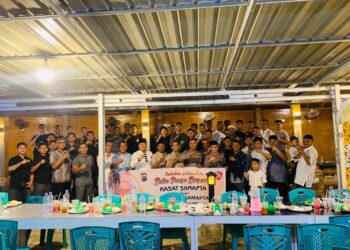 Berkat Kebersamaan, Satuan Samapta Polres Kuansing Gelar Buka Bersama di Bulan Ramadhan