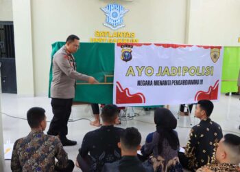 Kapolres Siak Pantau Langsung Penerimaan Calon Anggota Polri Tahun 2024 ini pesan Kapolres