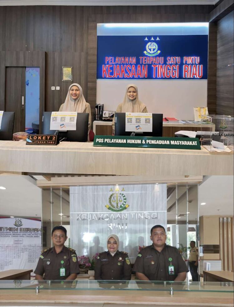 PTSP Kejati Riau Kembali Bekerja Selesai Libur Hari Raya Idul Fitri 1445 H