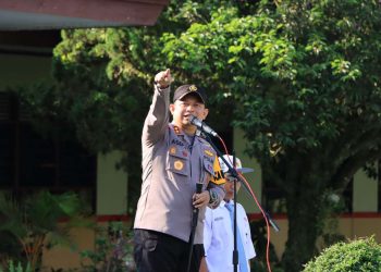 Kapolres Siak Paparkan Sejarah Indonesia Serta Beri Motivasi Menuju Sukses di Acara Gelar Police Goes To School 