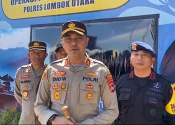 Kapolres Lombok Utara Tinjau Pengamanan di Pelabuhan Bangsal