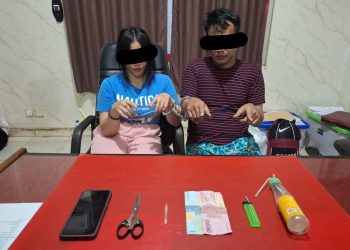 Tim Mata Elang Sat Res Narkoba Polres Kuansing Berhasil Ungkap Dua Kasus Peredaran Narkotika Jenis Shabu