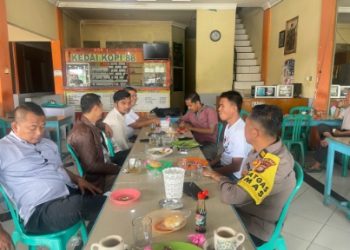 Satgas Humas Polres Kuansing Perkuat Cooling System Pilkada Damai 2024 Bersama Insan Pers