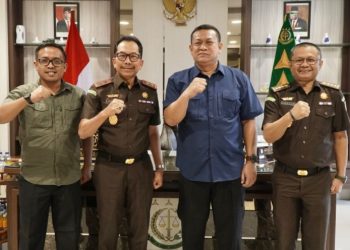 Sinergi dan Kolaborasi Menjadi Bahasan Utama Dalam Kunjungan Kabinda Riau Yang Baru Dengan Kajati Riau