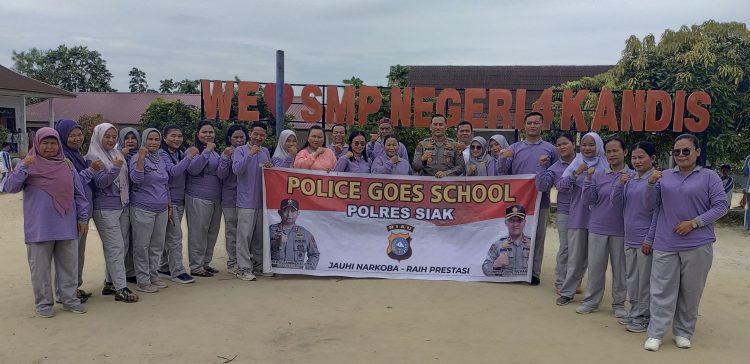 Kapolsek Kandis Gelar Cooling System dan sosialisasi pencegahan perundungan di SMPN 4 Kandis