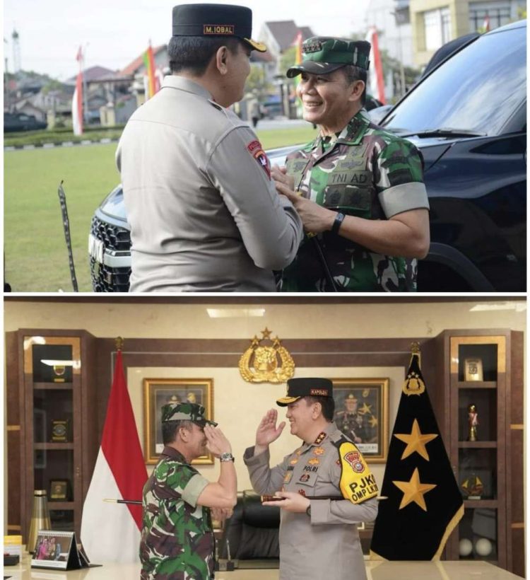 DANREM 031/WIRA BIMA DAMPINGI KUNJUNGAN PANGDAM I/BB KE MAPOLDA RIAU