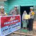 Jumat Barokah, Satlantas Polres Kep Meranti Bagikan Paket Sembako Kepada Warga Selatpanjang