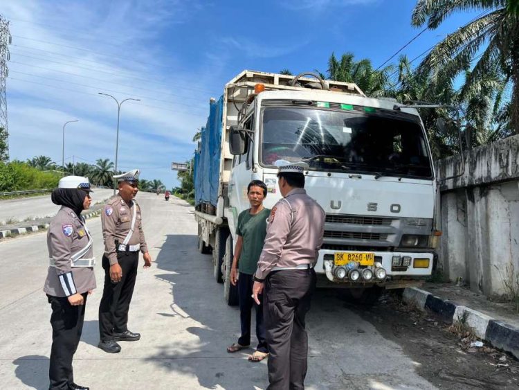 Unit Lantas Polsek Kandis Gelar Sosialisasi Bahaya ODOL