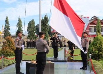 Kapolres Pasaman Barat Pimpin Upacara Hari Lahir Pancasila ke-80 