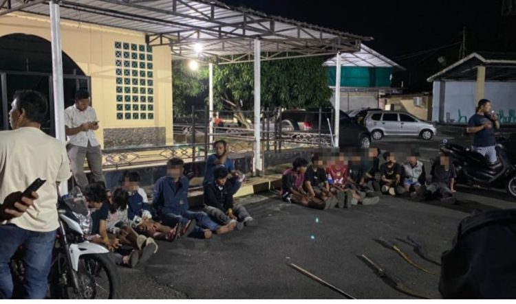 Polres Pasaman Barat Amankan Ketua Anggota Genk Motor