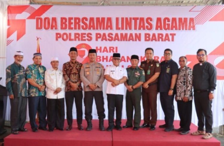 Hari Bhayangkara ke 79 Kapolres Pasaman Barat Doa Bersama