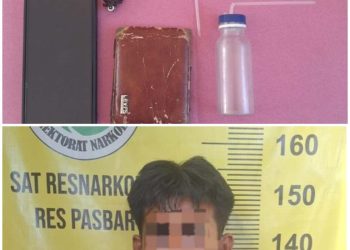 Satresnarkoba Polres Pasaman Barat Amankan Supir Truk Pakai Sabu