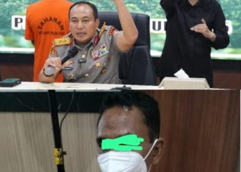 Kapolda Riau Pimpin Konfrensi Pers Penangkapan Lahan di Tesso Nilo